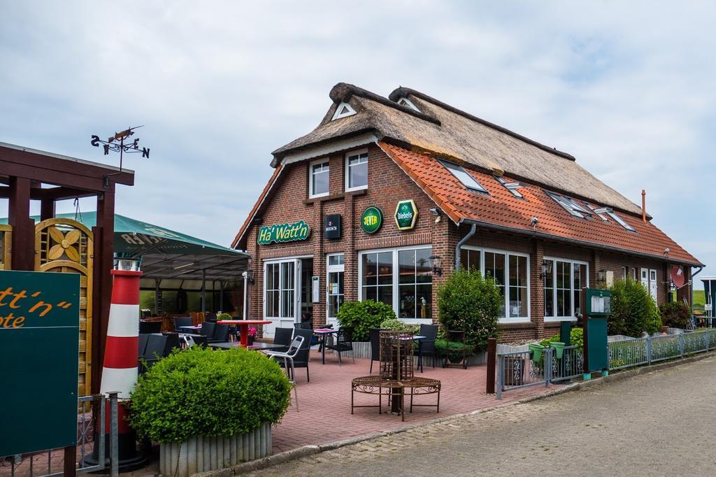 Hotel Hawattn Dornumersiel Exterior foto